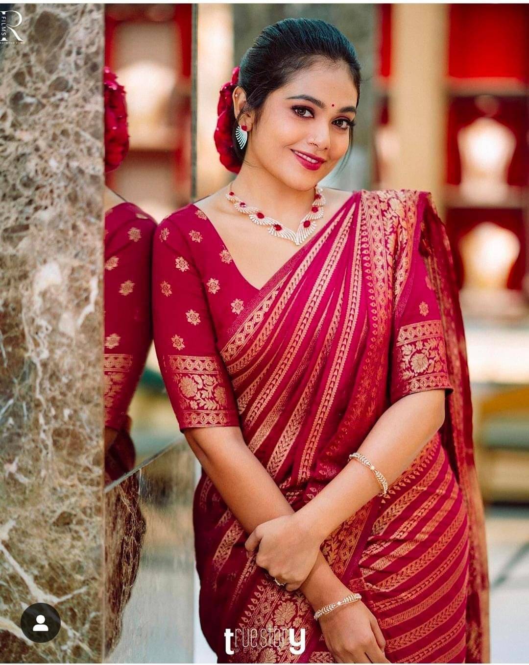 JULEE Banarasi Silk Woven Saree With Unstitched Blouse Piece ( Pink ) JULEE Banarasi Silk Woven Saree With Unstitched Blouse Piece ( Pink )