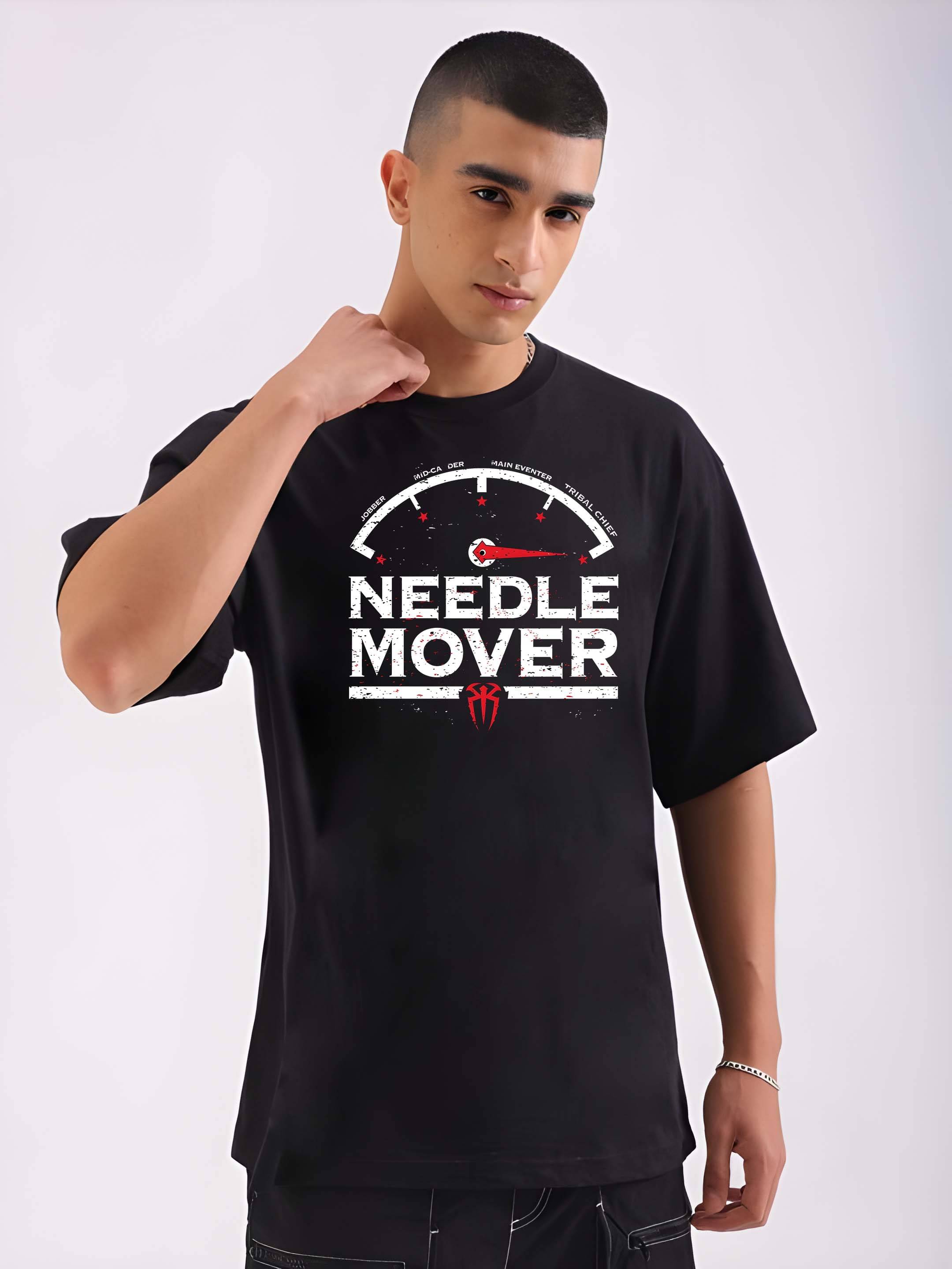 Kaido Cotton Oversized Fit Self Design Half Sleeves Men's Round T-Shirt - Black ( Pack of 1 )     			Kaido Cotton Oversized Fit Self Design Half Sleeves Men's Round T-Shirt - Black ( Pack of 1 )