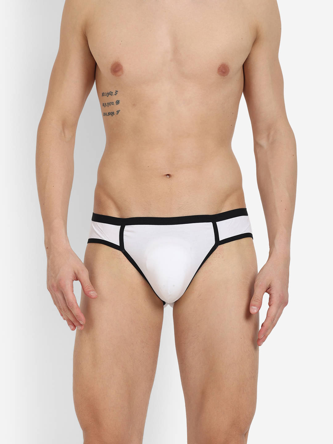 La Intimo Pack of 1 Cotton Briefs For Men's ( White ) La Intimo Pack of 1 Cotton Briefs For Men's ( White )
