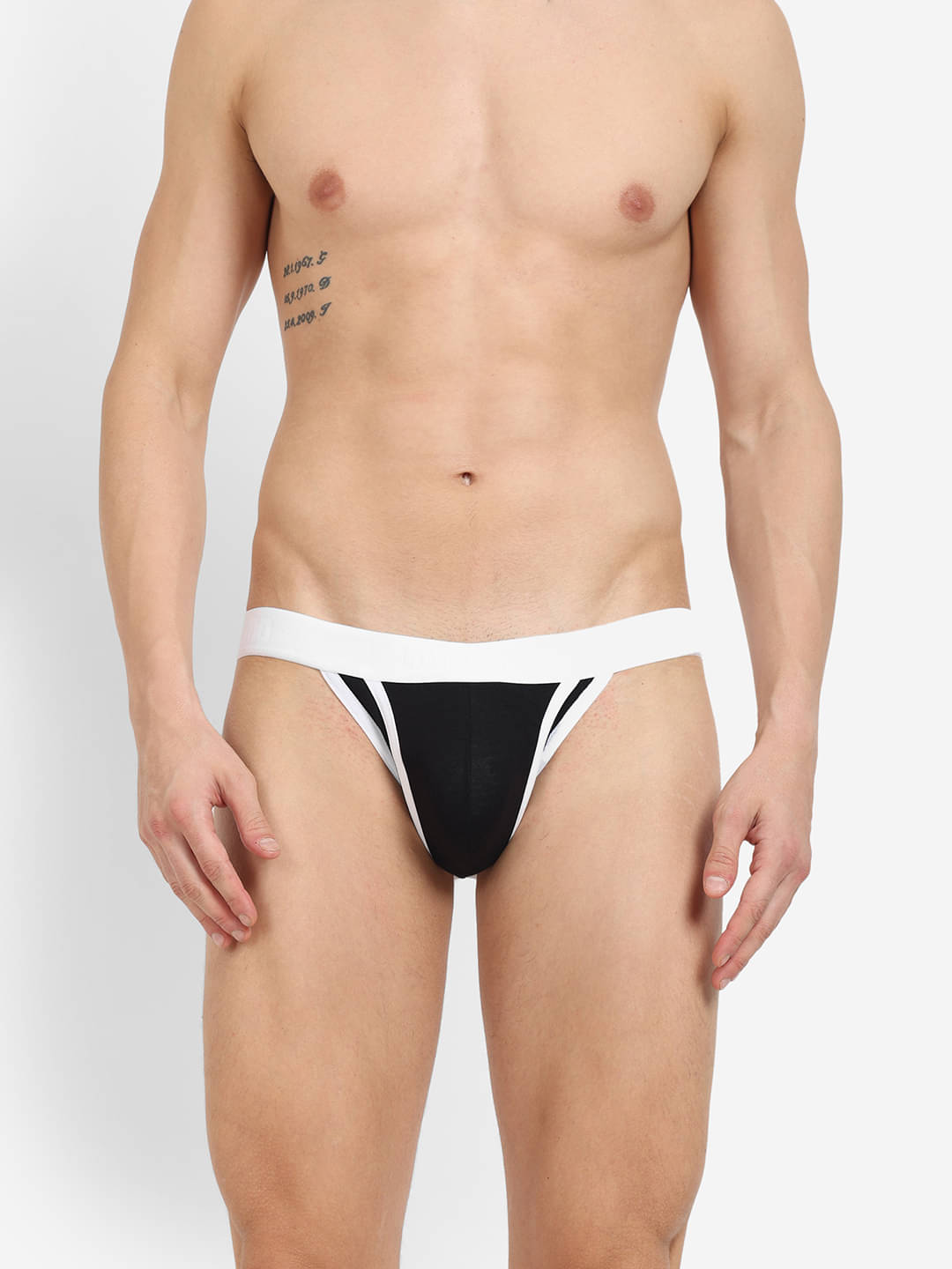    			La Intimo Pack of 1 Cotton G-String For Men's ( Black )