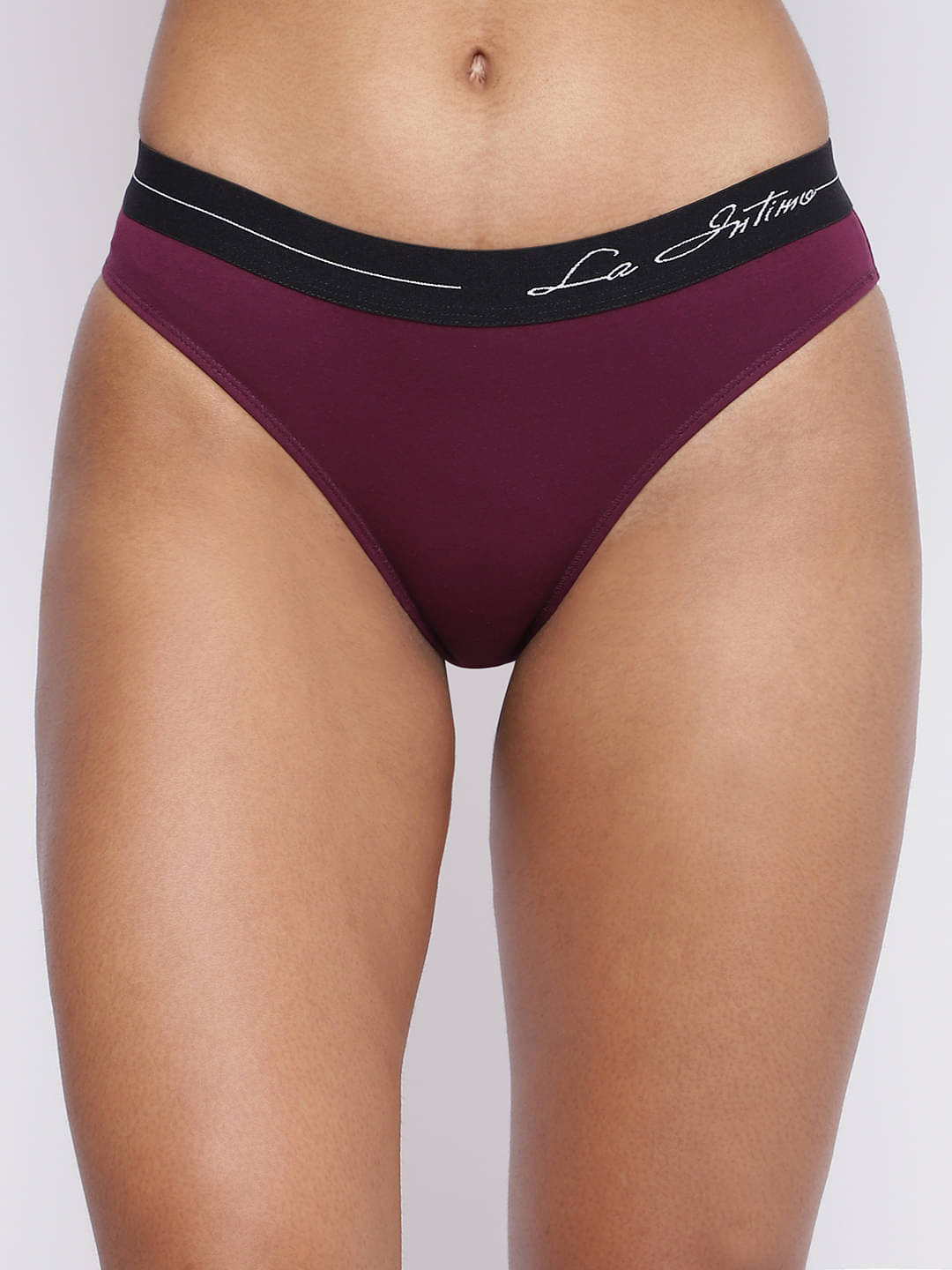La Intimo Pack of 1 Cotton Briefs For Women ( Purple ) La Intimo Pack of 1 Cotton Briefs For Women ( Purple )