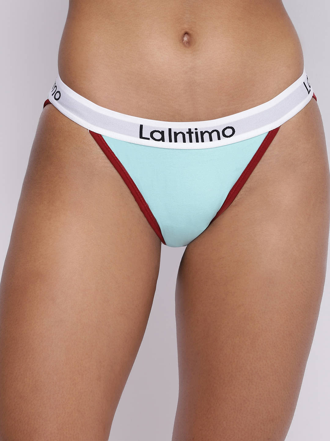     			La Intimo Pack of 1 Cotton Briefs For Women ( Sea Green )