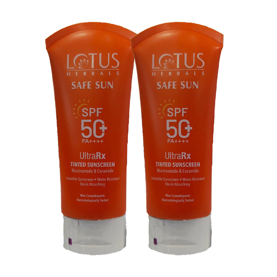 Lotus Herbals Sunscreen SPF 50 PA++++ Safe Sun Ultrarx Sunscreen SPF 50, SS1 (Pack of 2) Lotus Herbals Sunscreen SPF 50 PA++++ Safe Sun Ultrarx Sunscreen SPF 50, SS1 (Pack of 2)