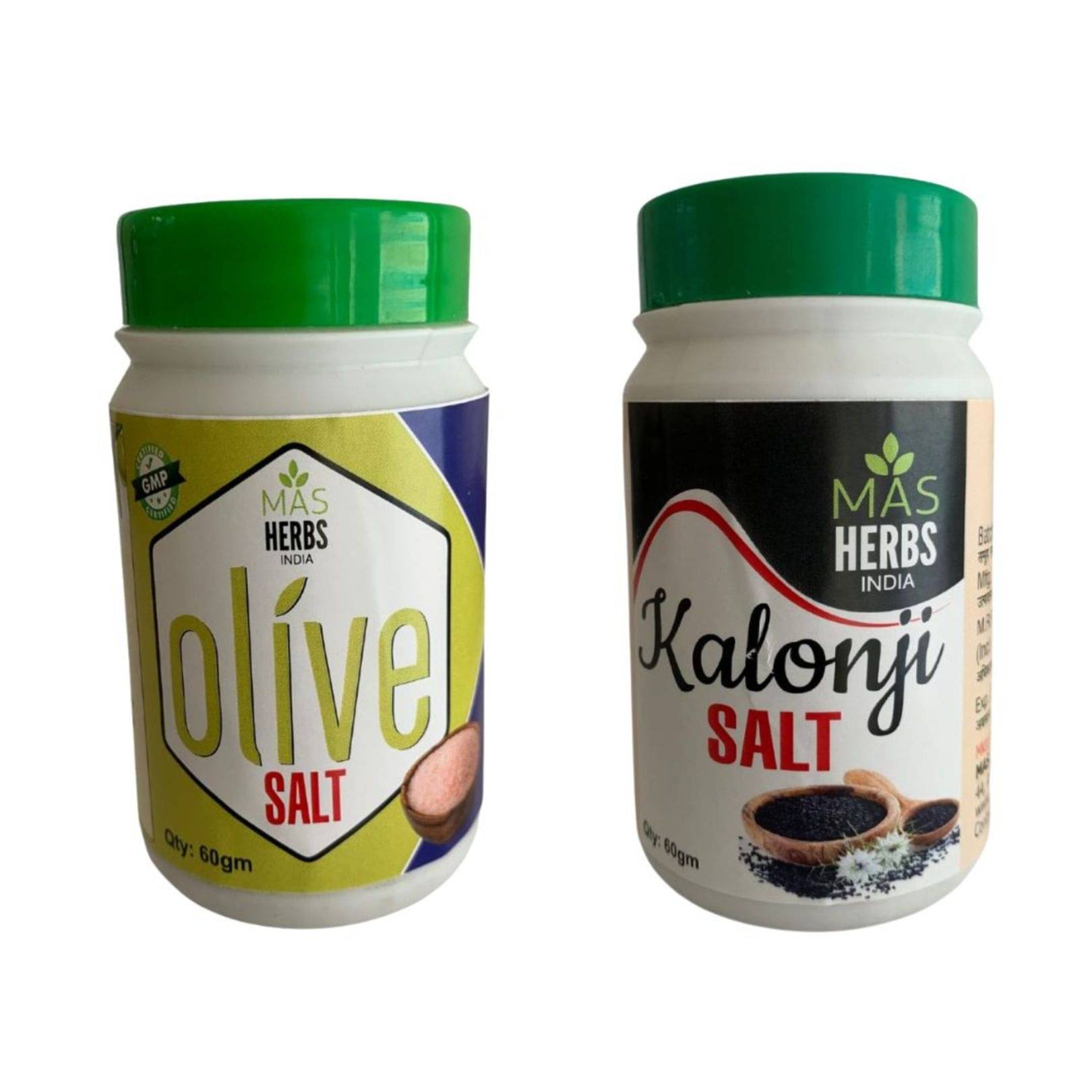     			MAS HERBS KALONJI AND OLIVE SALT COMBO Powder 120 gm Pack Of 1
