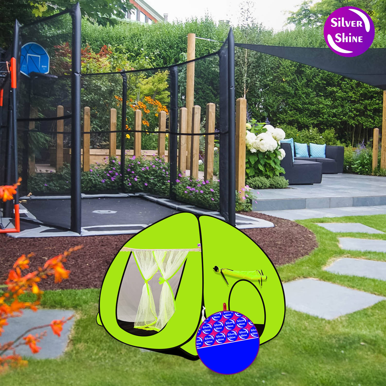 Multi Purpose Foldable Delightful Patterns Popup Kids Play Tent House Multi Purpose Foldable Delightful Patterns Popup Kids Play Tent House