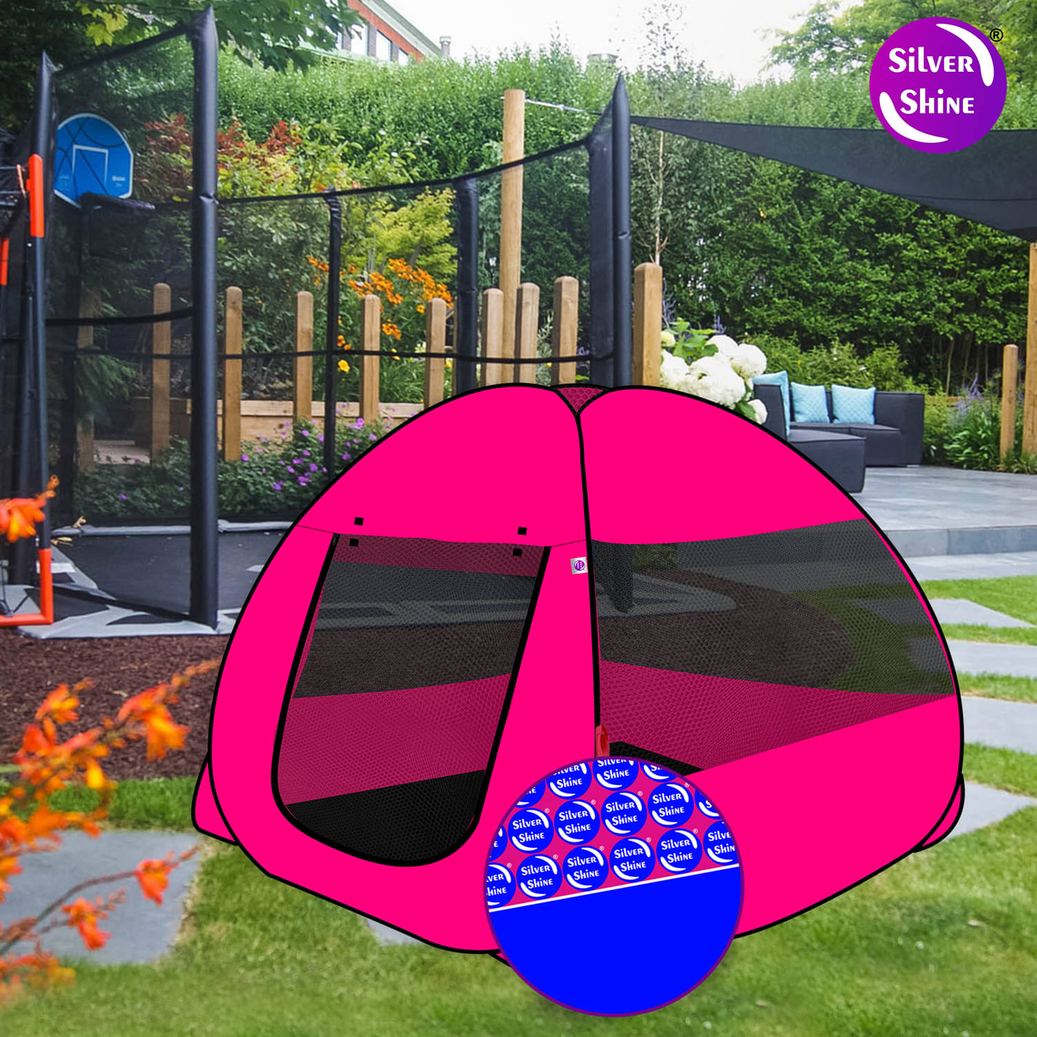 Multi Purpose Foldable Delightful Patterns Popup Kids Play Tent House Multi Purpose Foldable Delightful Patterns Popup Kids Play Tent House