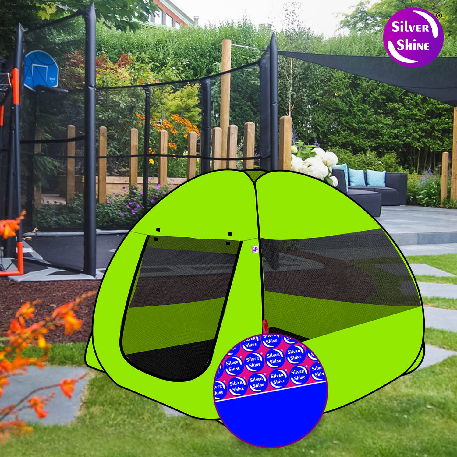 Multi Purpose Foldable Delightful Patterns Popup Kids Play Tent House Multi Purpose Foldable Delightful Patterns Popup Kids Play Tent House