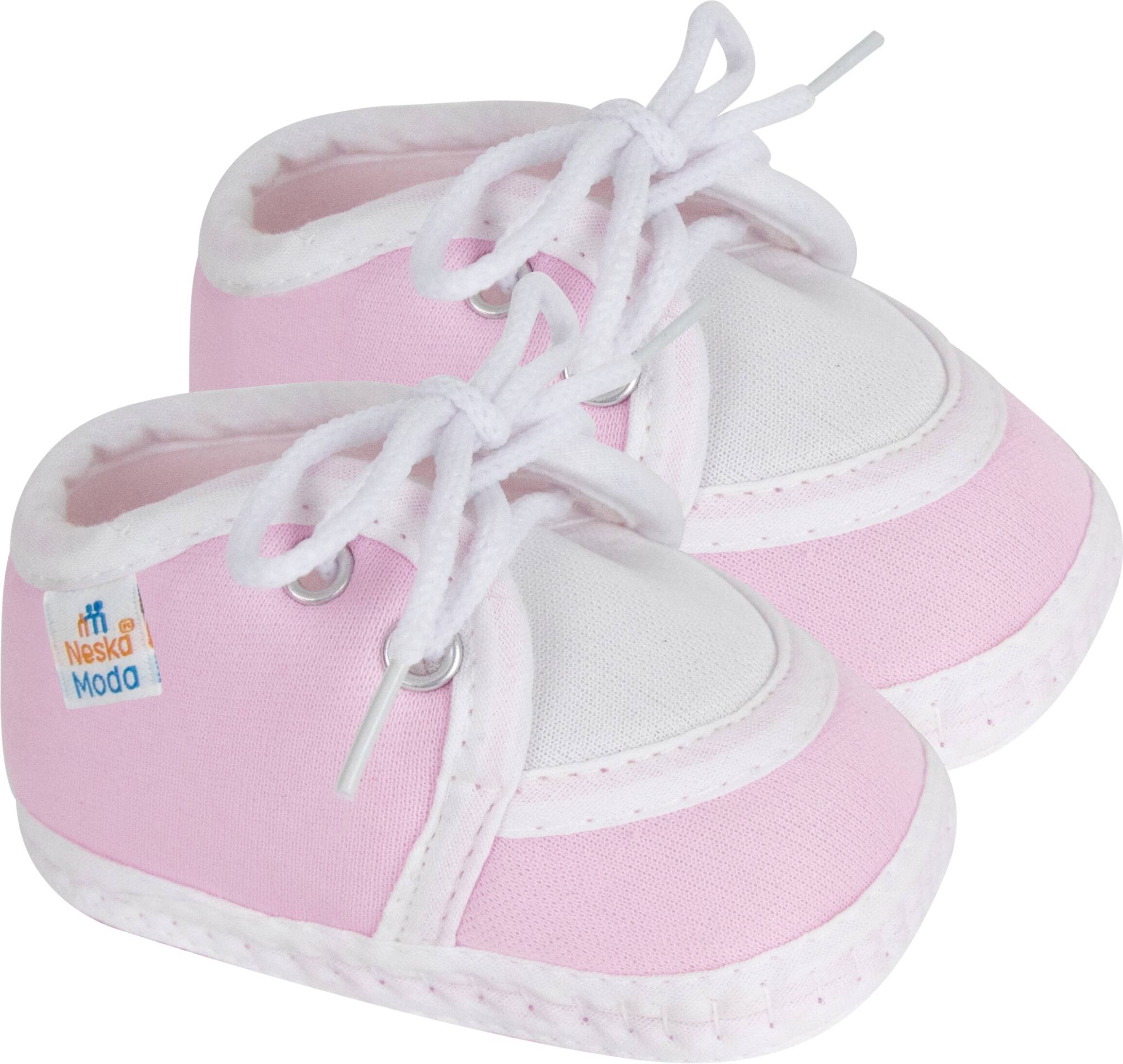     			Neska Moda - Pink Booties For Baby Boy & Baby Girl 6-12 Months ( Pack of 1 )