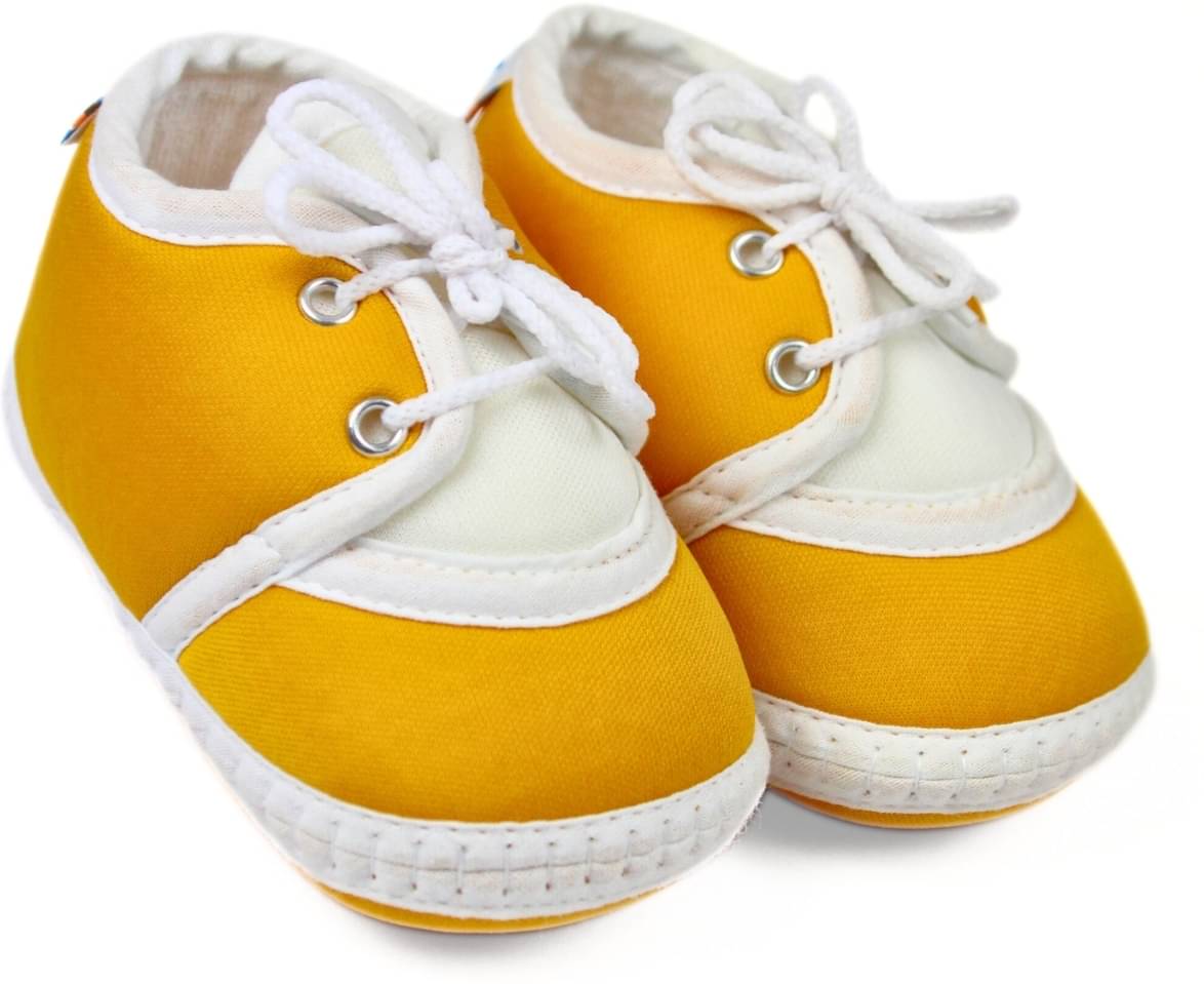     			Neska Moda - Yellow Booties For Baby Boy & Baby Girl 6-12 Months ( Pack of 1 )