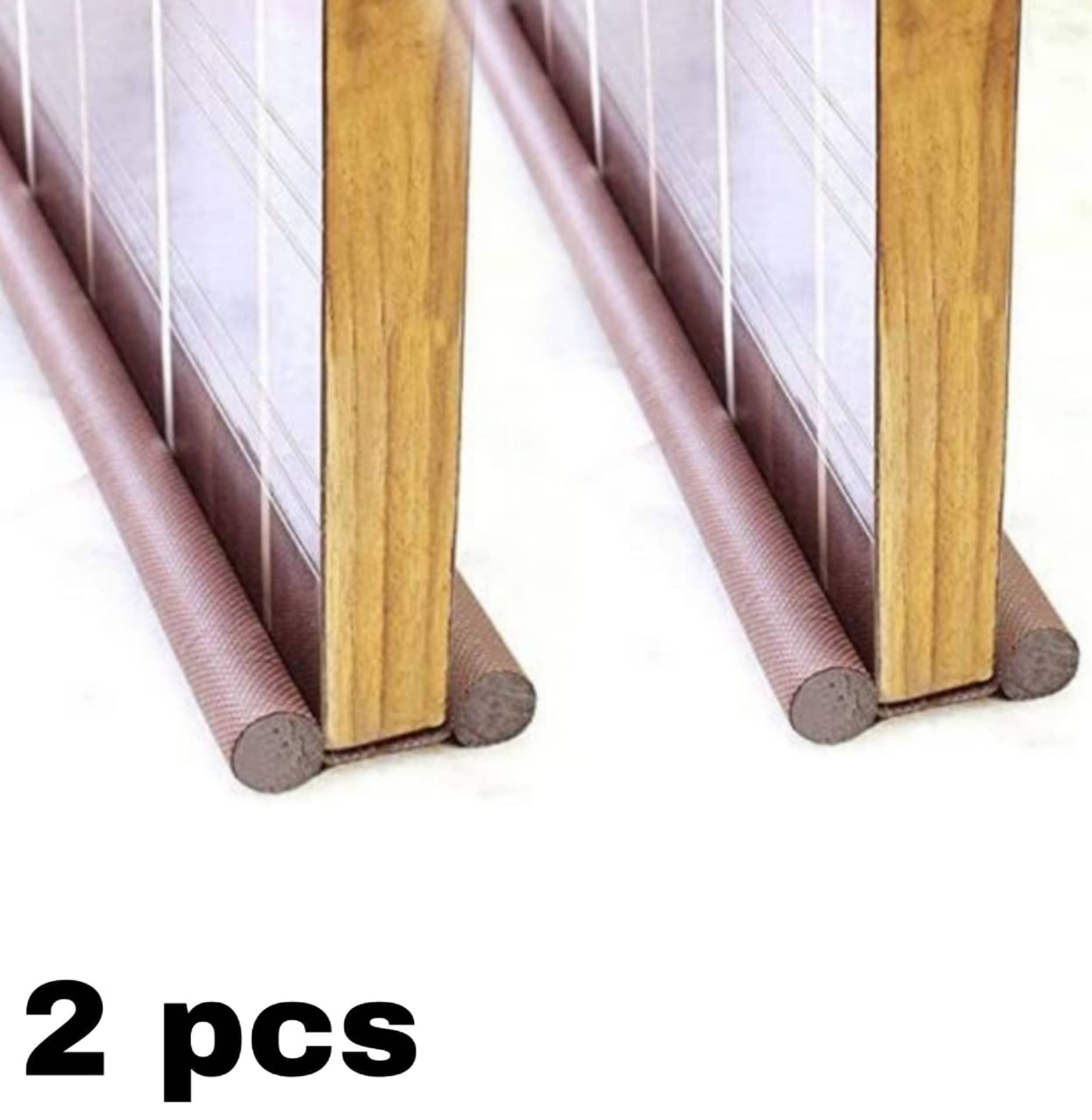 Pack of 2) Door Seal Twin Draught Draft Guard Door Closer Bottom Brown Sealing Strip Adjustable Door Draft Blocker Insulator Isolation The Light Pack of 2) Door Seal Twin Draught Draft Guard Door Closer Bottom Brown Sealing Strip Adjustable Door Draft Blocker Insulator Isolation The Light