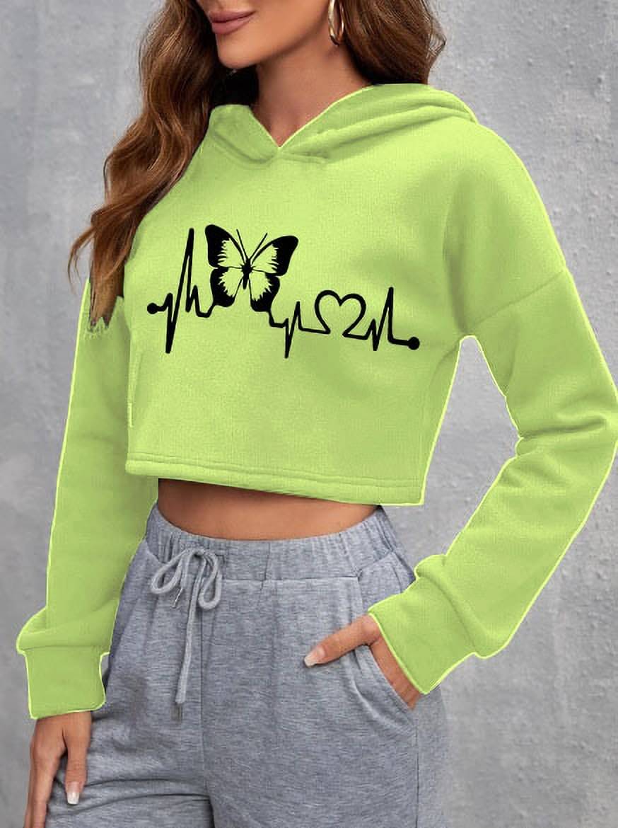 Parona Women Fleece Hooded Sweatshirt ( Green ) Parona Women Fleece Hooded Sweatshirt ( Green )