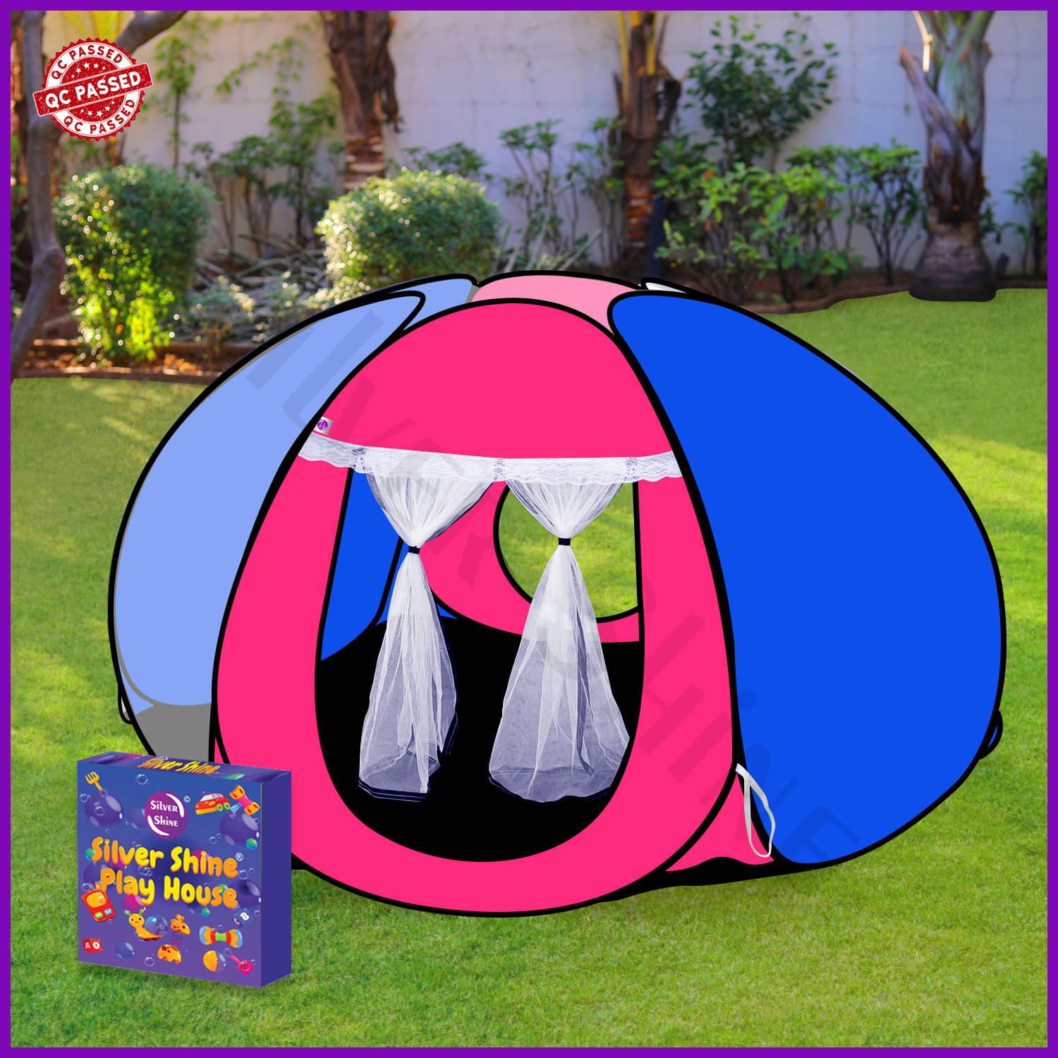     			Tent Play house Foldable Patterns Popup Kids for boys & Girls