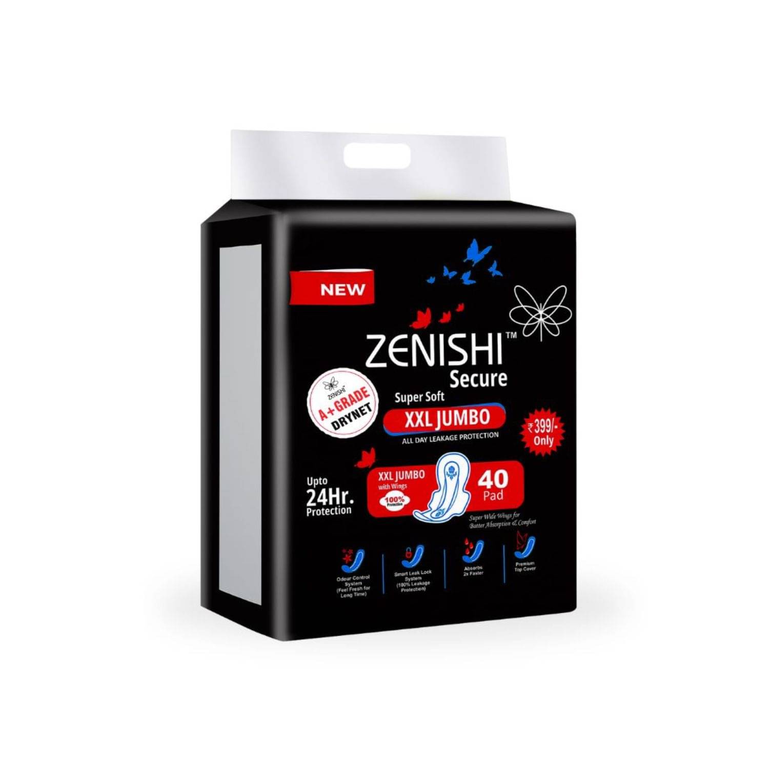     			ZENISHI Dry XXL Ultra Thin Sanitary Pad