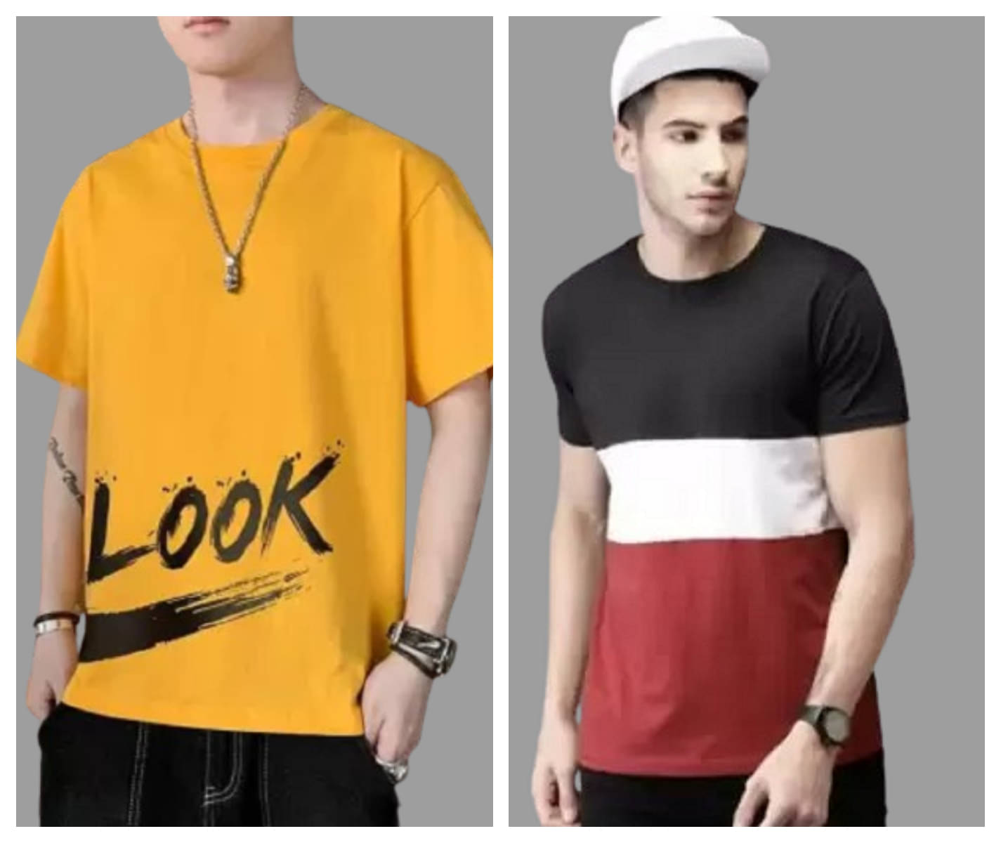 attitude start of fashion Polyester Regular Fit Printed Half Sleeves Men's Round T-Shirt - Maroon ( Pack of 2 ) attitude start of fashion Polyester Regular Fit Printed Half Sleeves Men's Round T-Shirt - Maroon ( Pack of 2 )