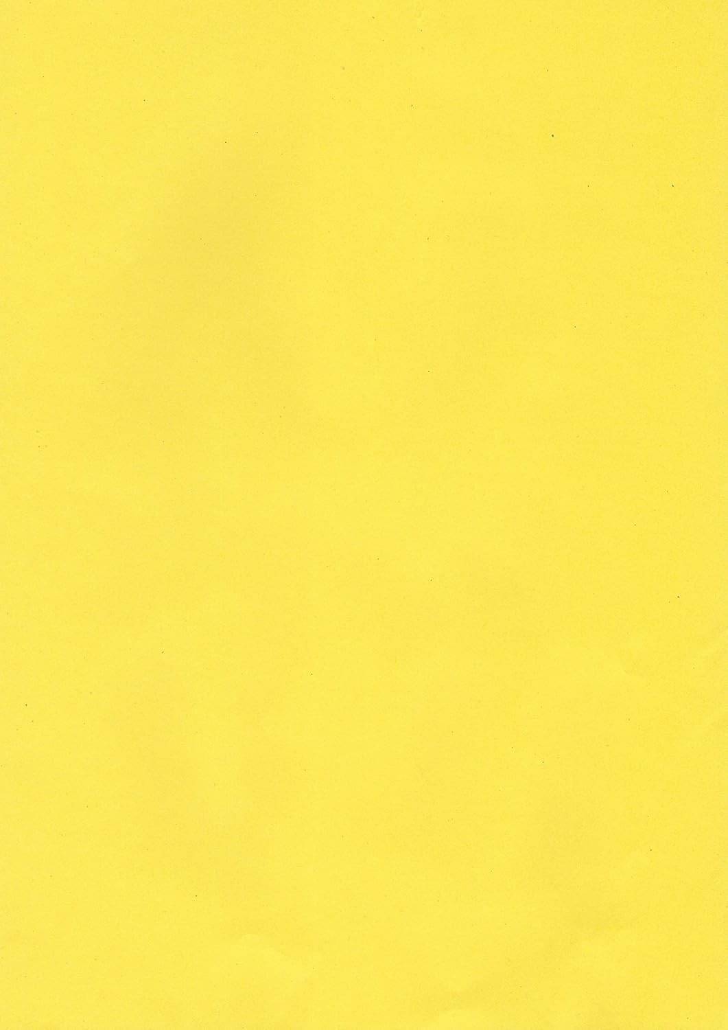     			freedy  100 pcs Color Sheets 170-220 GSM(Lemon Yellow) Copy Printing Papers/Art and Craft Paper A4 Sheets Double Sided Colored Origami Folding School, Office Stationery
