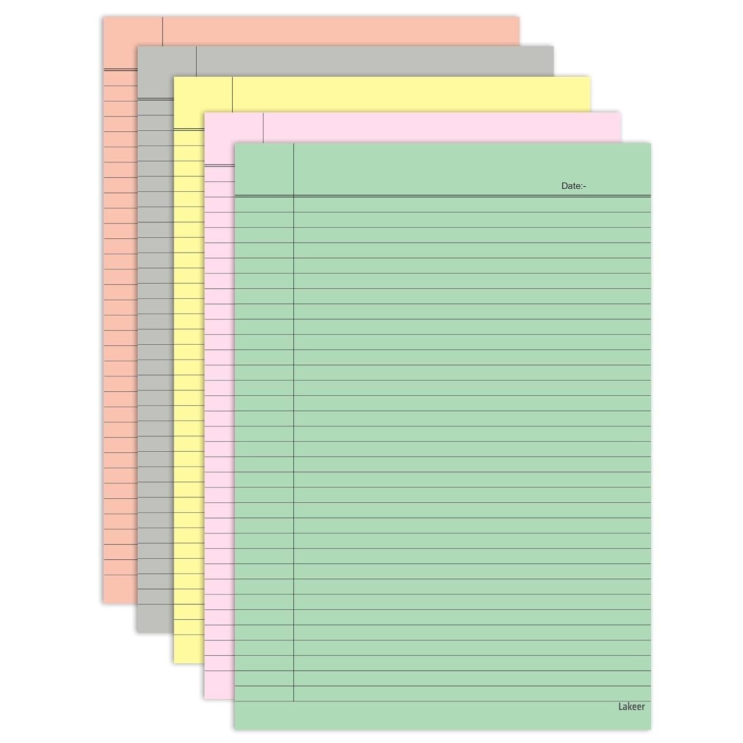 freedy A4 Size Both Side Ruled colour Sheet (Pack of 40 sheets) for Project/Assignment/Practical/Homework(A4-40 colour sheet) freedy A4 Size Both Side Ruled colour Sheet (Pack of 40 sheets) for Project/Assignment/Practical/Homework(A4-40 colour sheet)