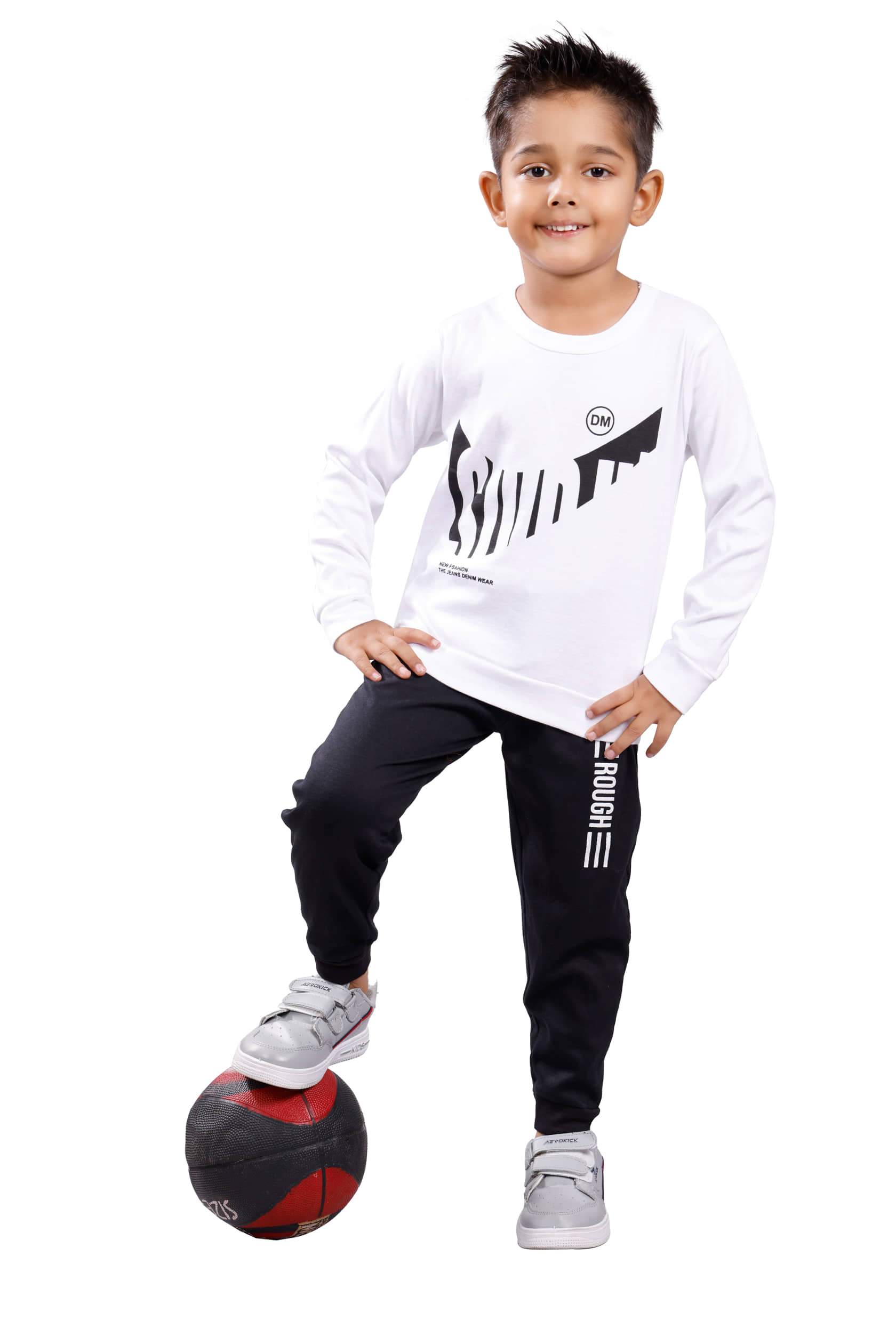 s muktar garments Pack of 1 Baby Boys Cotton Sweatshirt & Trackpant Set ( Multicolor )