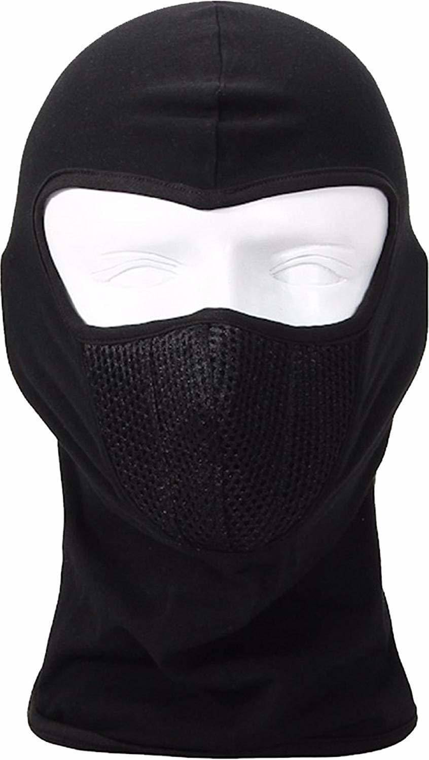 AKSMIT Black Solid Fleece Bike Face Cover XL AKSMIT Black Solid Fleece Bike Face Cover XL