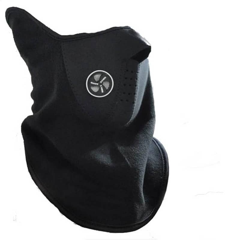 AKSMIT Black Solid Others Bike Face Cover Free