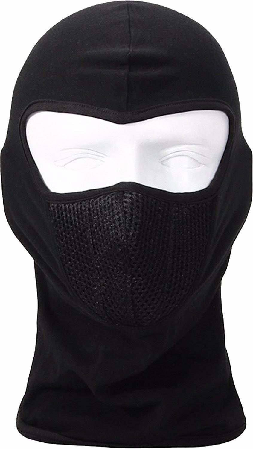 AKSMIT Black Solid Others Bike Face Cover XL AKSMIT Black Solid Others Bike Face Cover XL