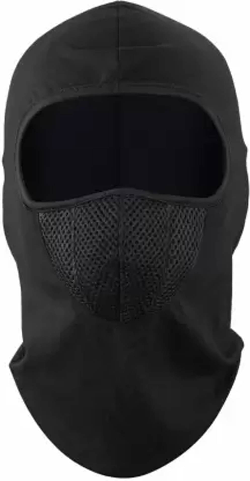     			AKSMIT Black Solid Others Bike Face Cover Free