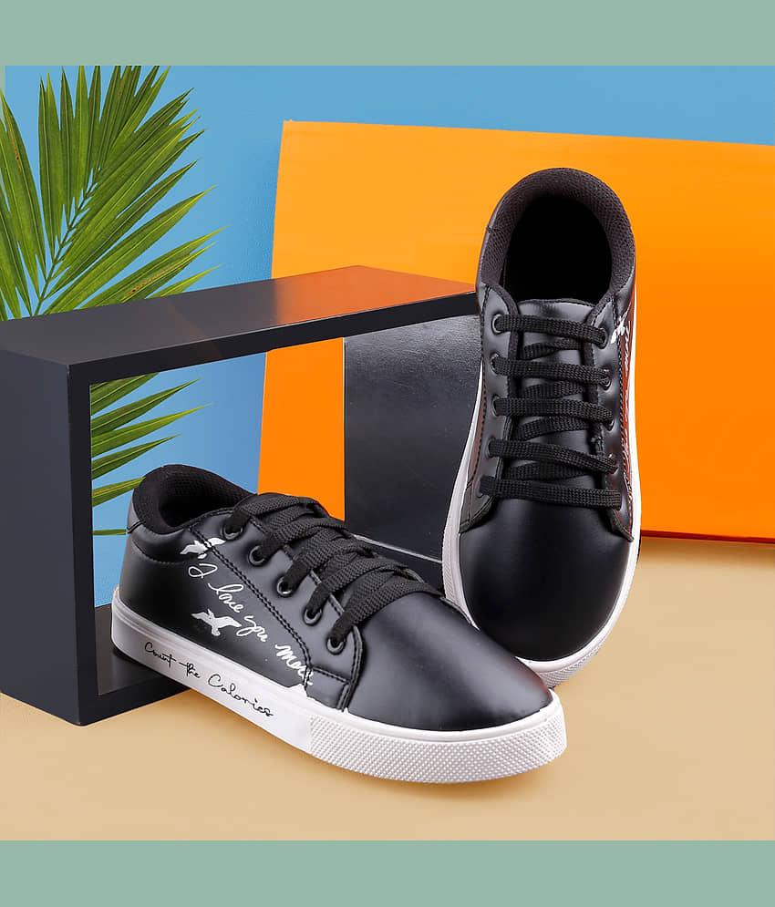 Aroom Black Women's Sneakers - Casual Shoes | Buy online on ZillyBuy