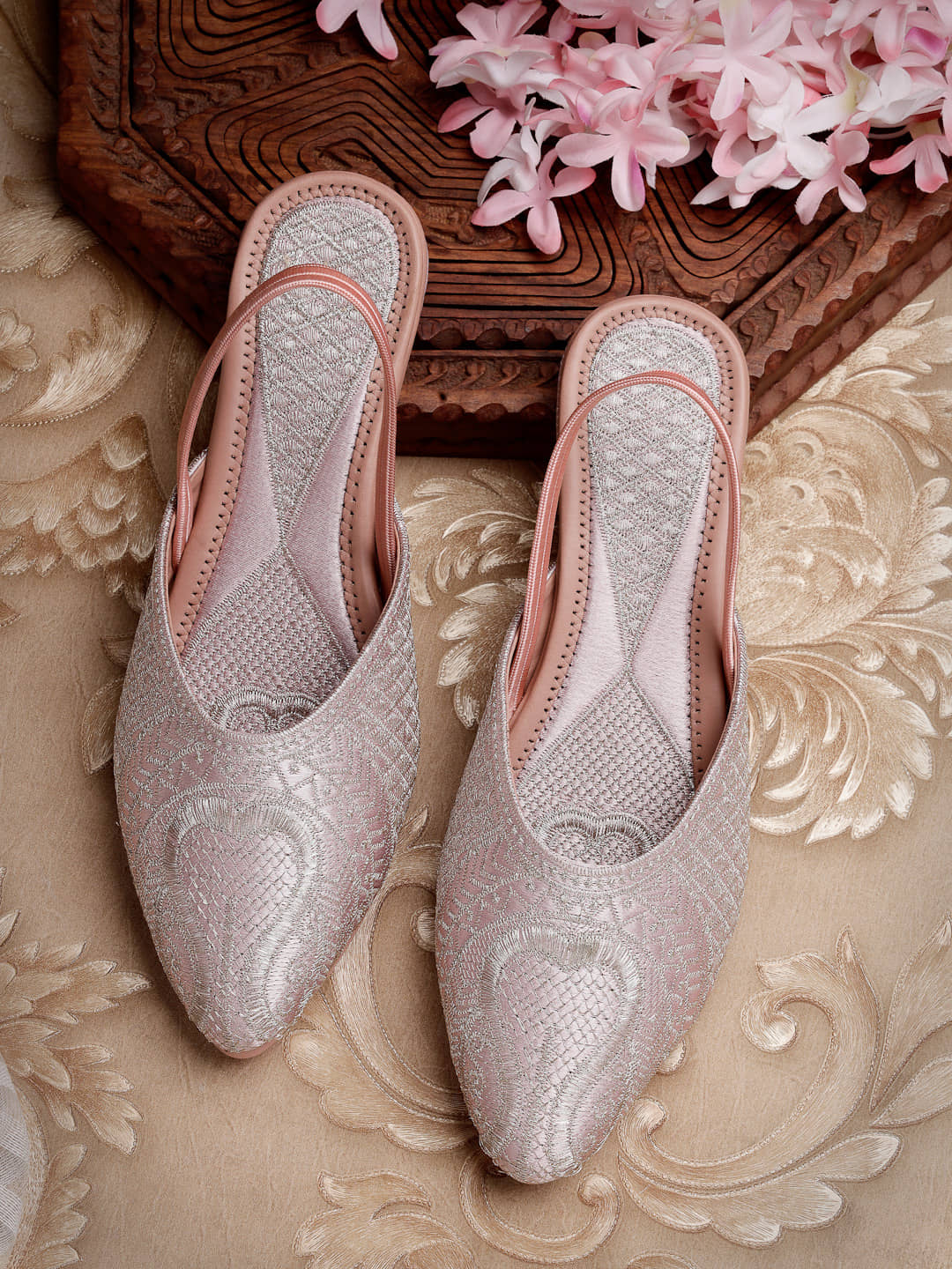 Aroom Peach Women's Flats