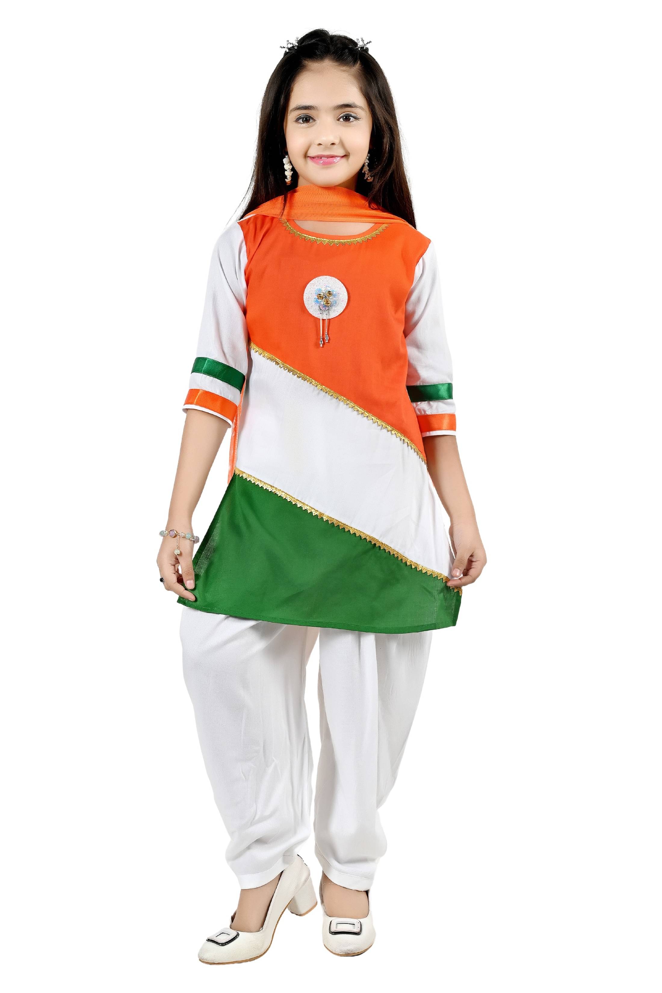 Arshia Fashions Girls Viscose Salwar Kameez Set ( Pack of 1 , Multicolor )     			Arshia Fashions Girls Viscose Salwar Kameez Set ( Pack of 1 , Multicolor )