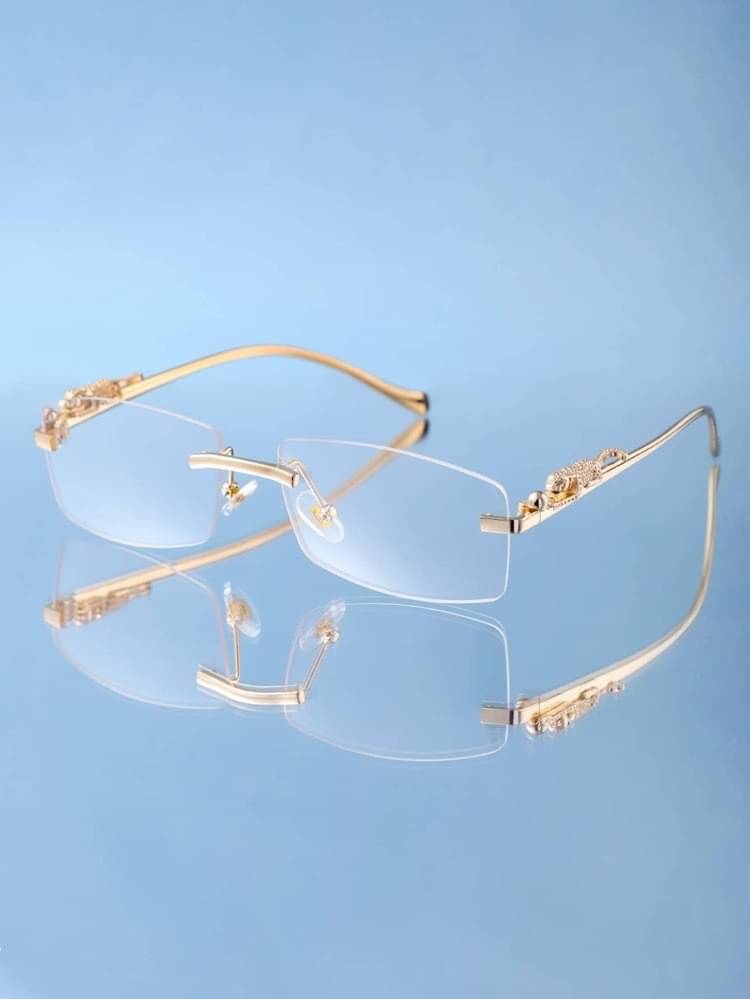 Ashru Gold Rectangular Sunglasses ( Pack of 1 ) Ashru Gold Rectangular Sunglasses ( Pack of 1 )
