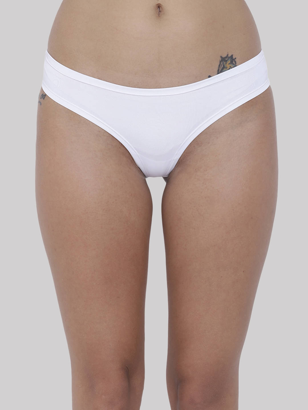 BASIICS By La Intimo Pack of 1 Polyester Briefs For Women ( White ) BASIICS By La Intimo Pack of 1 Polyester Briefs For Women ( White )