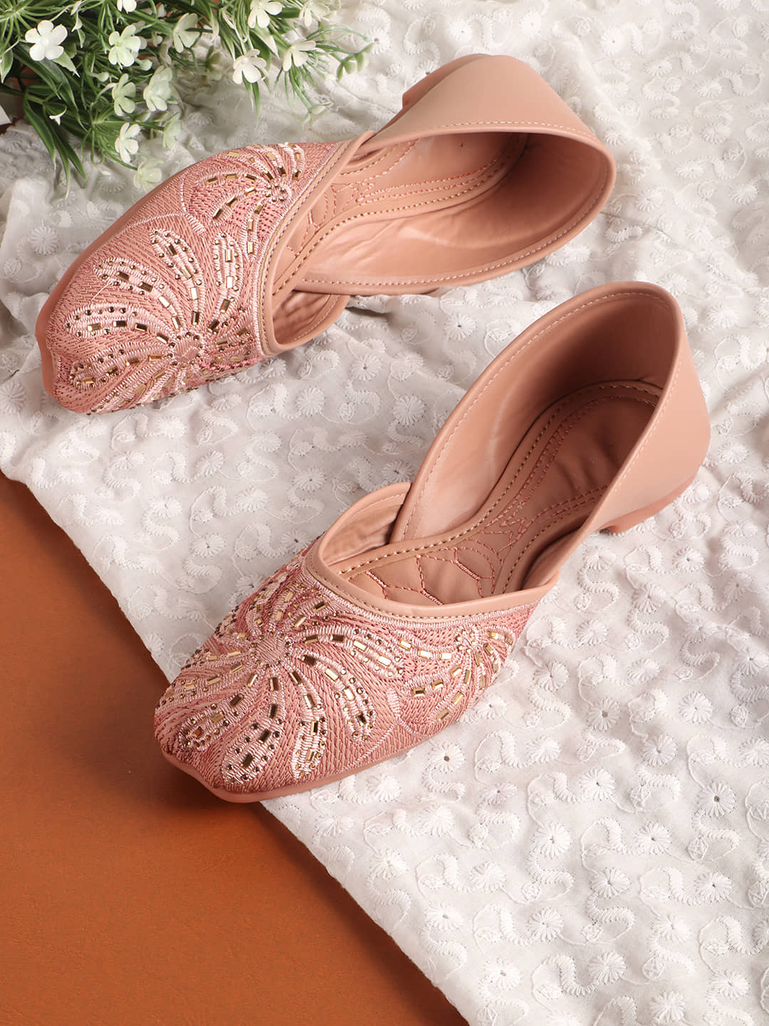 Carrito Peach Women's Ethnic Ballerinas - Casual Shoes | Buy online on ZillyBuy