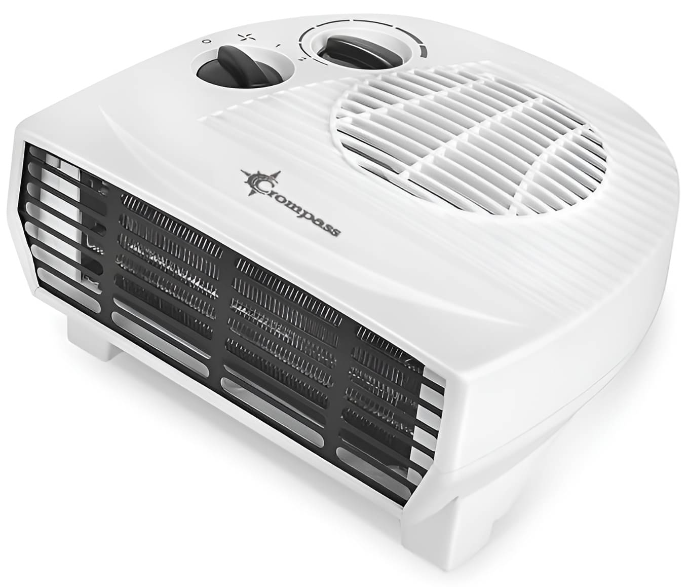     			Crompass Portable Room Heater White Fan Heater