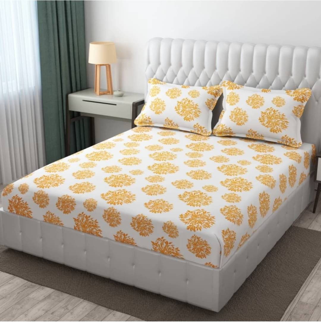     			Decent Home Cotton Abstract Printed Fitted ( Double Bed ) - Multi