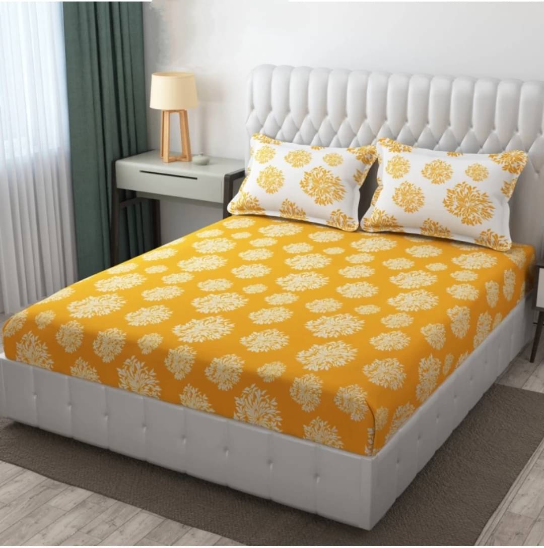     			Decent Home Cotton Abstract Printed Fitted ( Double Bed ) - Multi