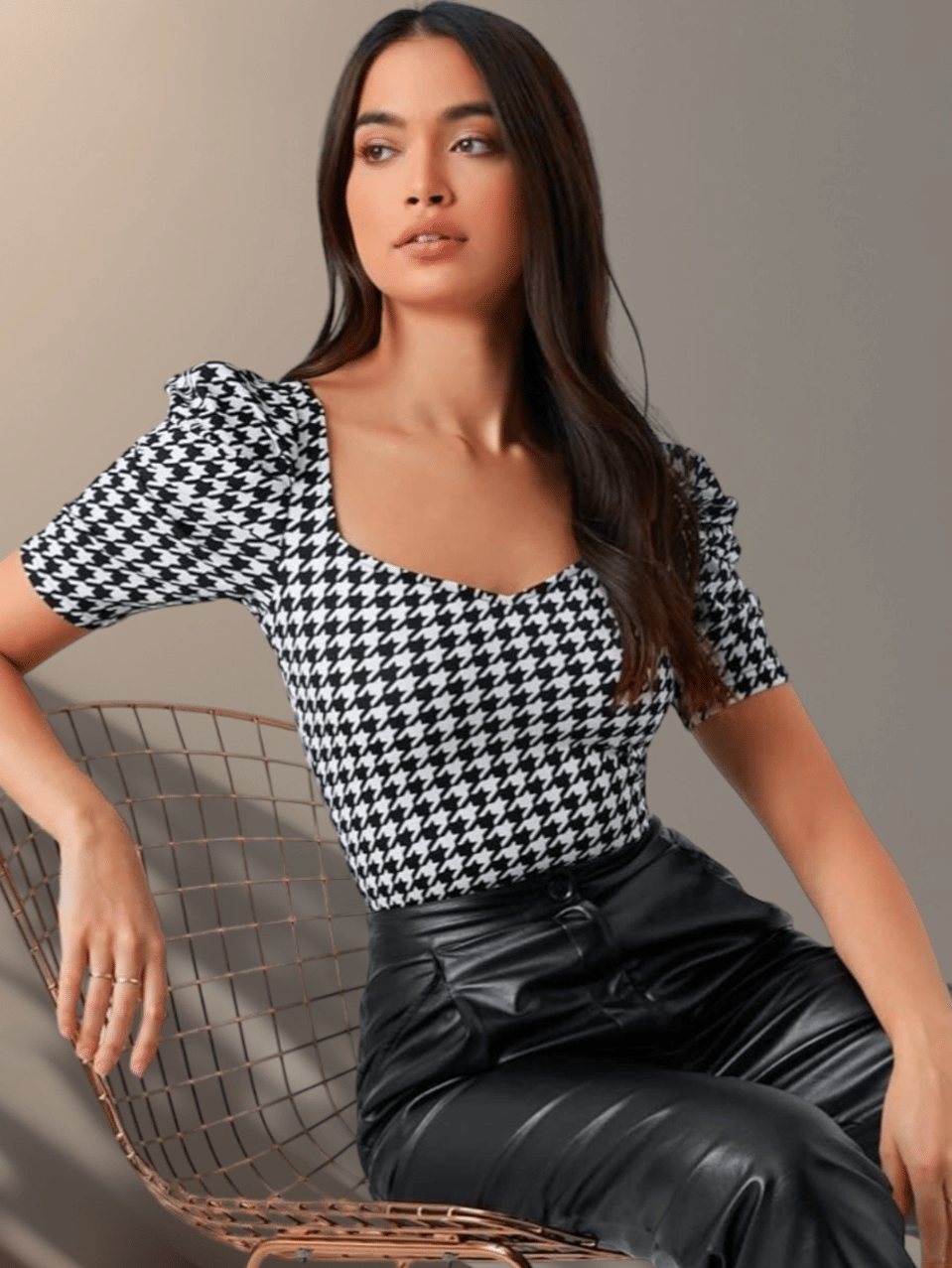 Dream Beauty Fashion Women's Polyester Regular Top ( Black ) Dream Beauty Fashion Women's Polyester Regular Top ( Black )