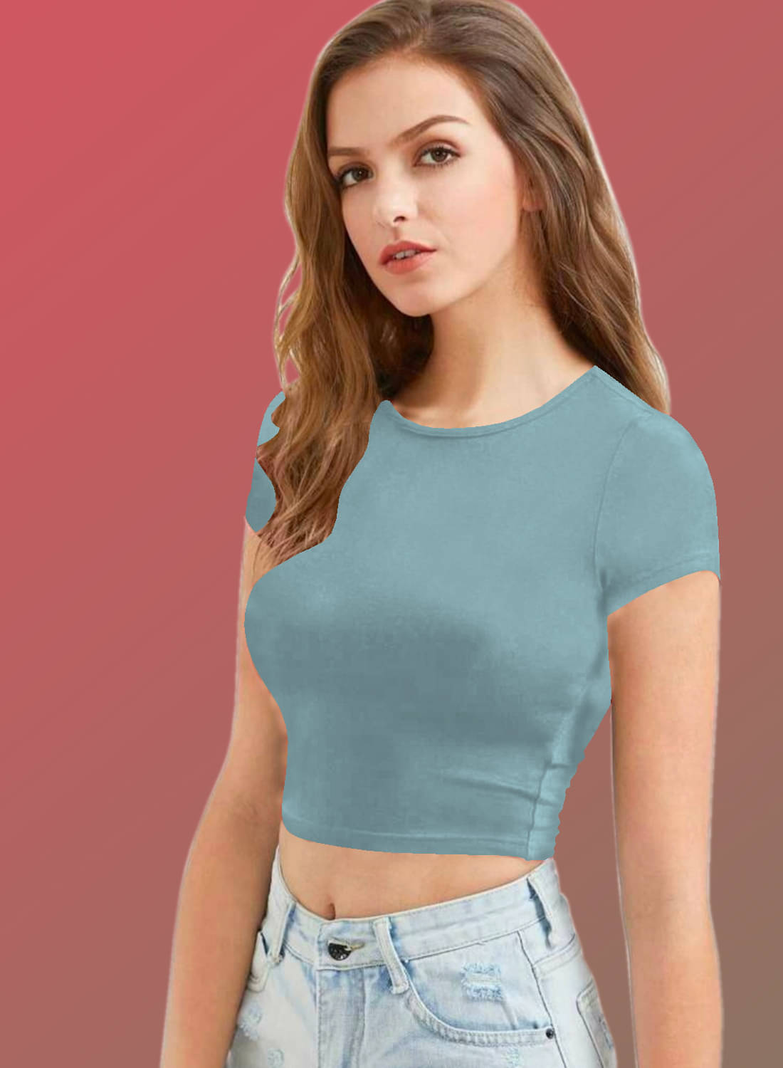     			Dream Beauty Fashion Women's Polyester Tunic ( Teal )