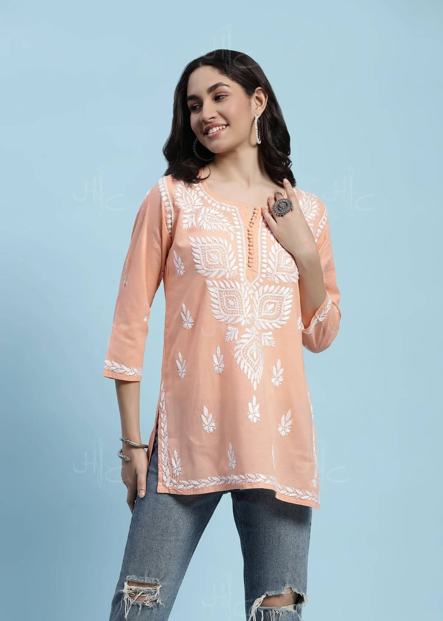 Rayon Short Kurti For Women (Pack of 1) Rayon Short Kurti For Women (Pack of 1)