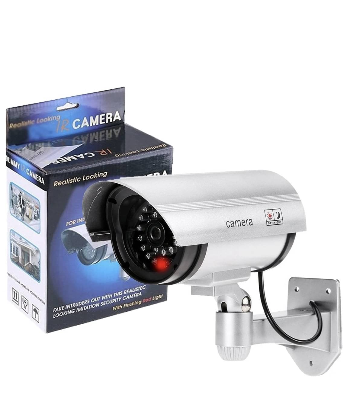     			FLOZACK Duplicate Camera IP Bullet Duplicate Dummy CCTV Camera Toy Camera Security Camera