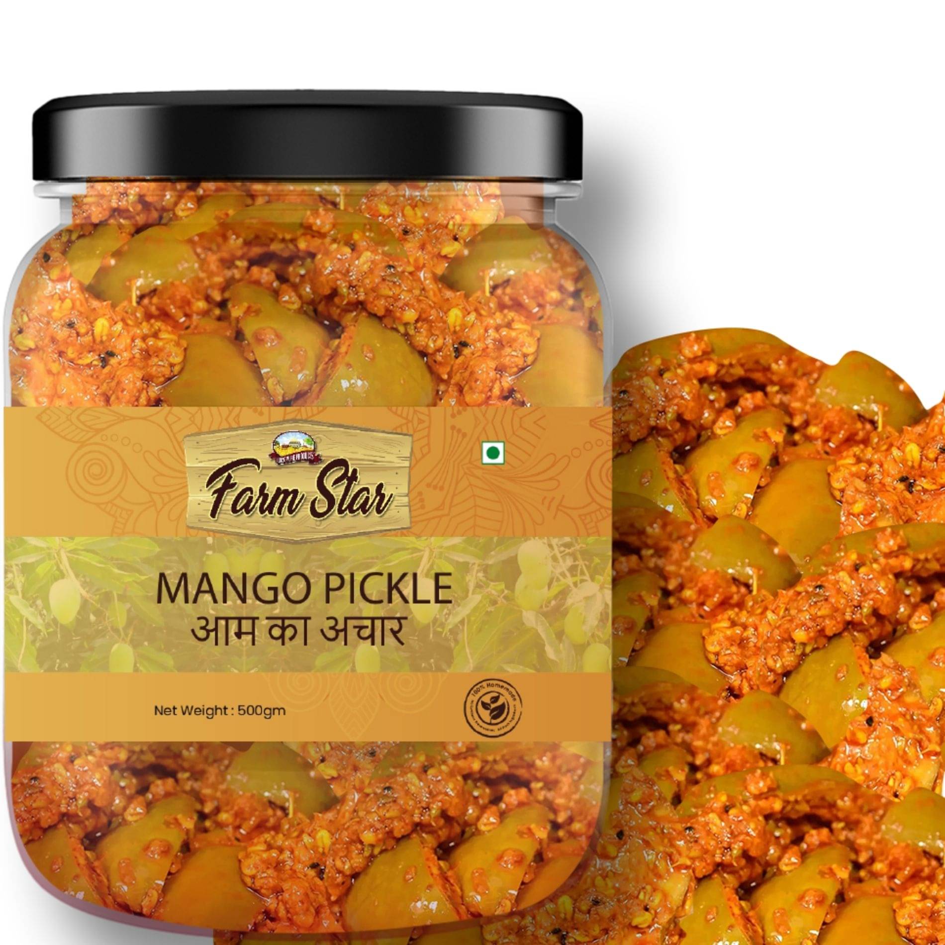 Farm Star (Aam ka Achar) Fruit Pickle 500 g Farm Star (Aam ka Achar) Fruit Pickle 500 g