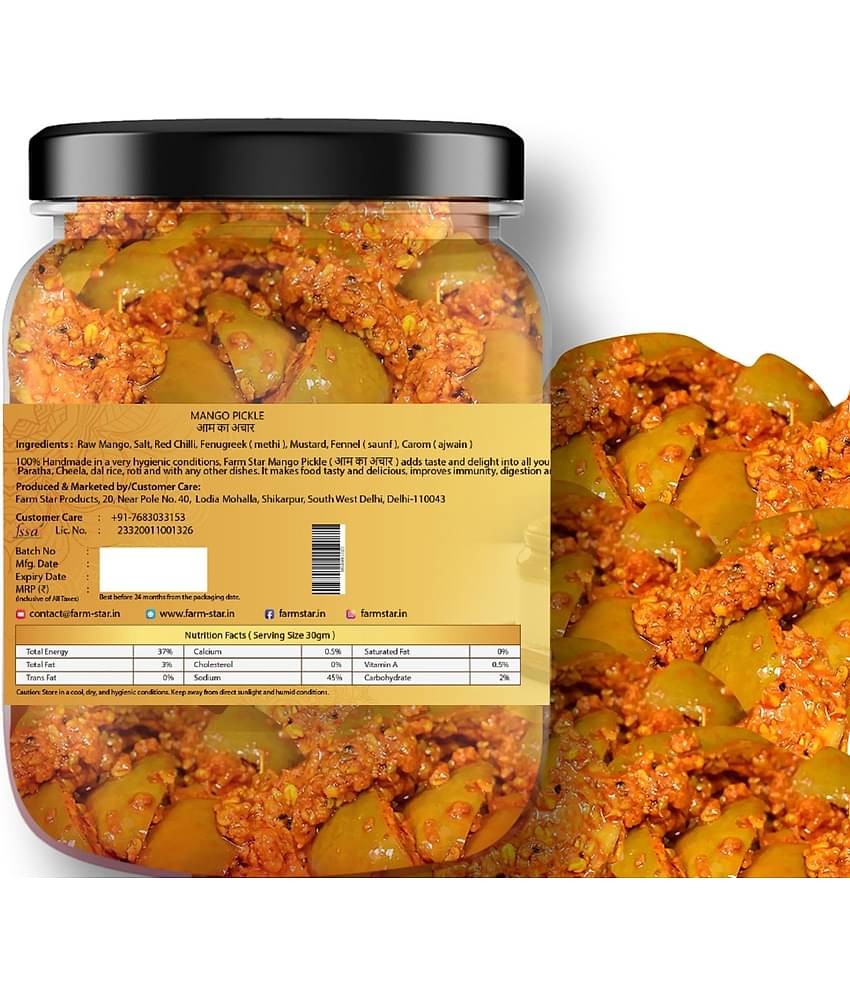 Farm Star (Aam ka Achar) Fruit Pickle 500 g
