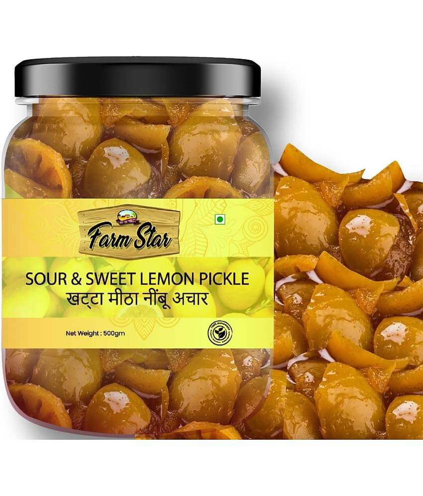 Farm Star (Khatta Mitha Nimbu Achar) Vegetable Pickle 500 g