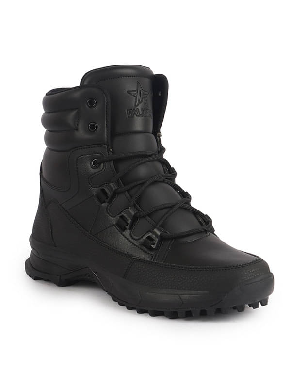 Fausto Black Men's Hiking & Trekking Boots Fausto Black Men's Hiking & Trekking Boots