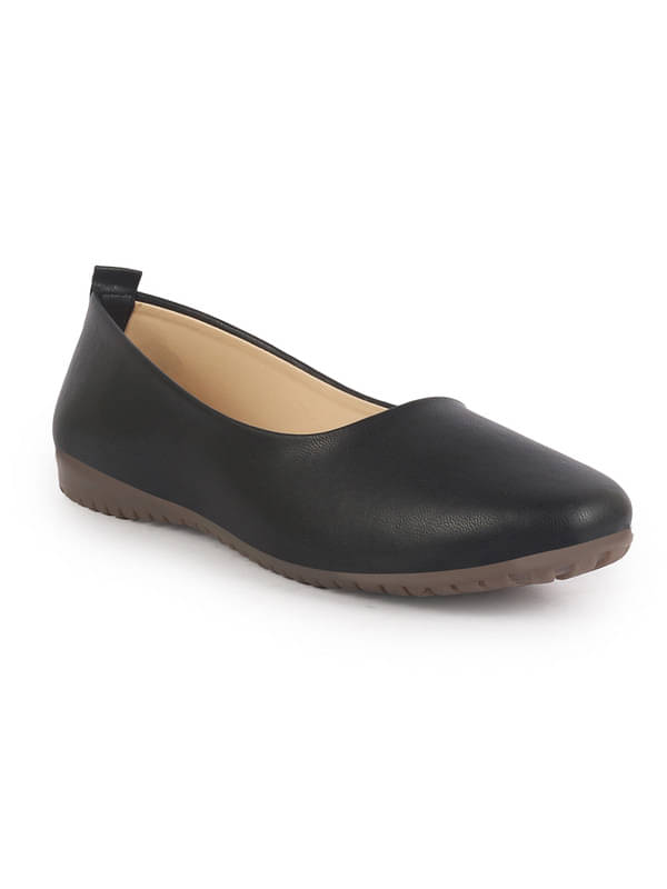     			Fausto Black Women's Casual Ballerinas