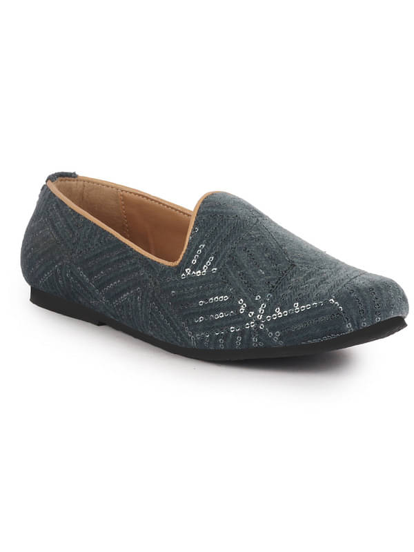    			Fausto Blue Men's Mojaris