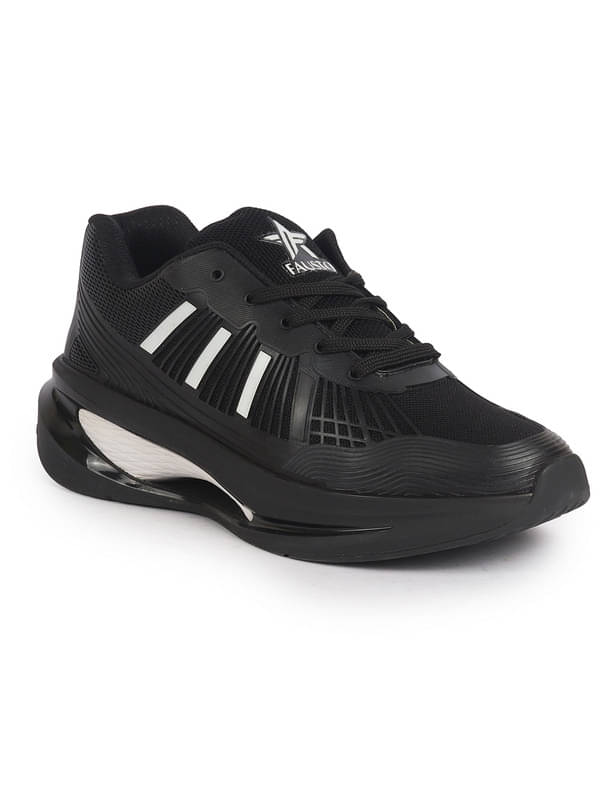     			Fausto Breathable Sport Shoes Black Men's Sneakers