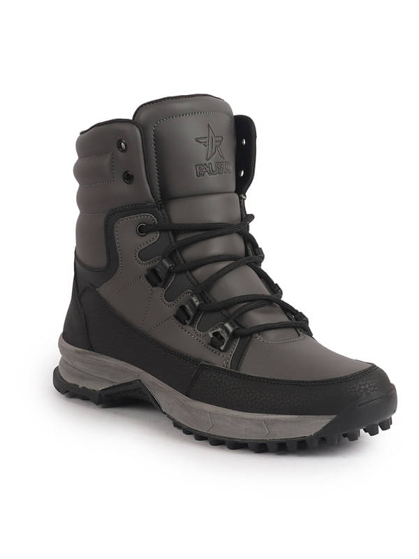     			Fausto Gray Men's Hiking & Trekking Boots