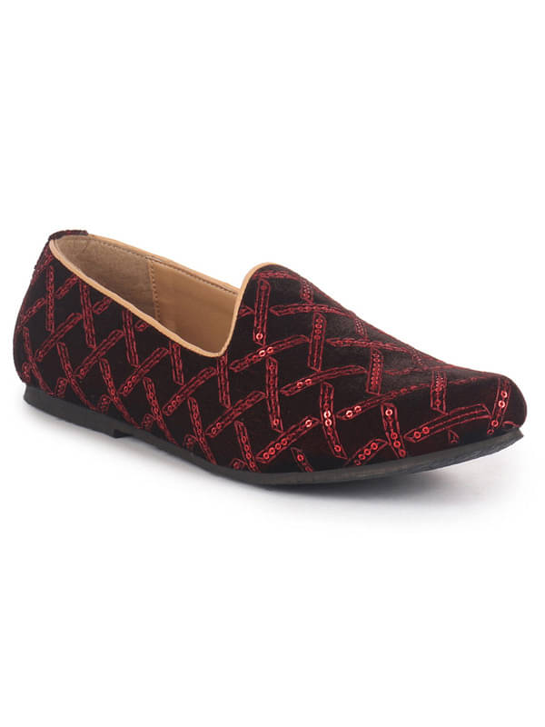     			Fausto Maroon Men's Mojaris