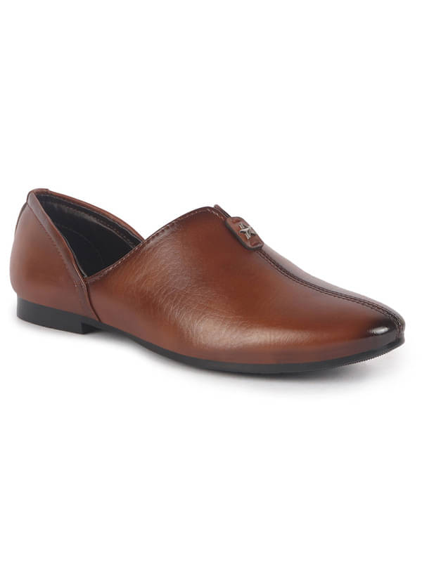     			Fausto Tan Men's Mojaris