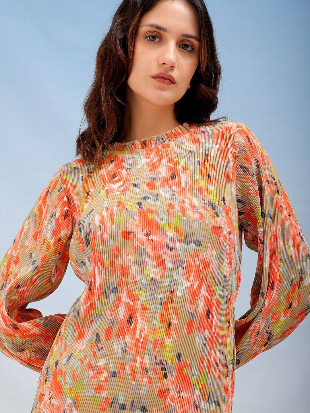 Freehand Women Polyester Printed Maxi ( Green ) Freehand Women Polyester Printed Maxi ( Green )