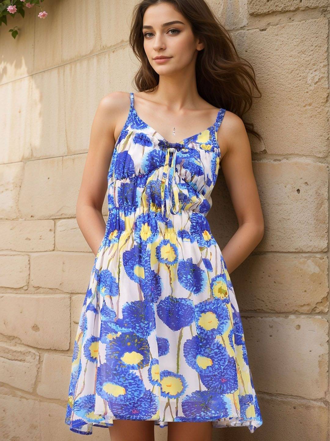 Freehand Women Polyester Printed Maxi ( White ) Freehand Women Polyester Printed Maxi ( White )